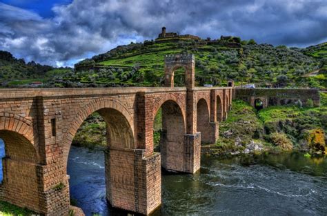 K Alcantara Bridge Tagus River Province Caceres Rivers Bridges