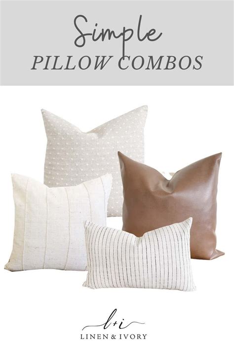 Simple Throw Pillow Combination For Any Room In Your House Neutral Throw Pillows Throw