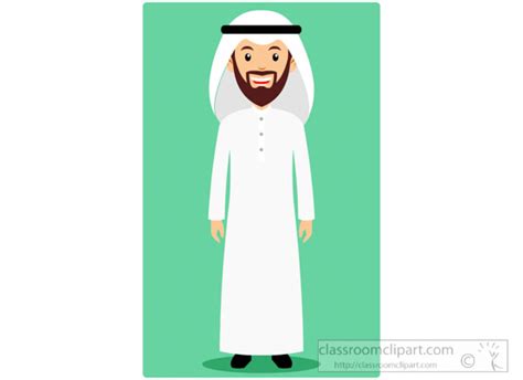 Middle East Clipart - man-in-traditional-costume-saudi-arabia-clipart ...