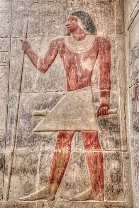 Reliefs Mastaba Of Kagemni Necropolis Of Saqqara Unesco World