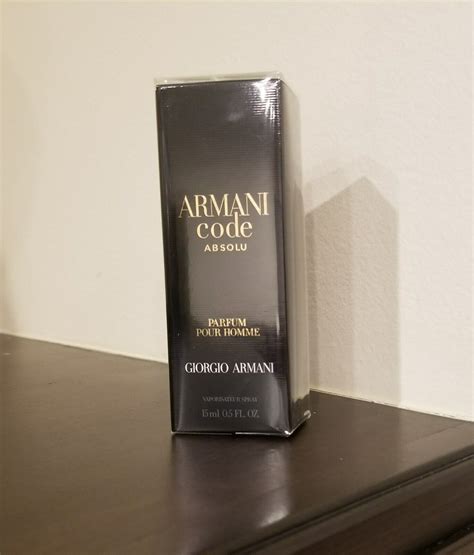 GIORGIO ARMANI ARMANI CODE ABSOLU POUR HOMME EDP 15ML Perfume Bangladesh