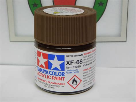 Tamiya XF 68 Flat NATO BROWN Acrylic Model Paint TAM81368