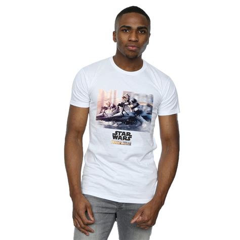 Star Wars Mens The Mandalorian Scout Troopers T Shirt Walmart