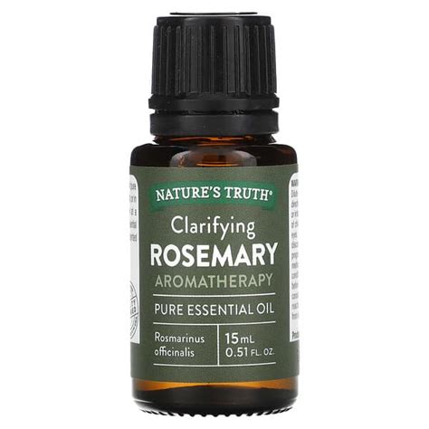 Nature S Truth Pure Essential Oil Clarifying Rosemary 0 51 Fl Oz 15 Ml