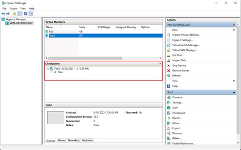 How To Use Hyper V Checkpoint