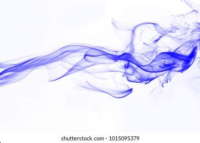 Abstract Blue Smoke On White Background Stock Photo Edit Now