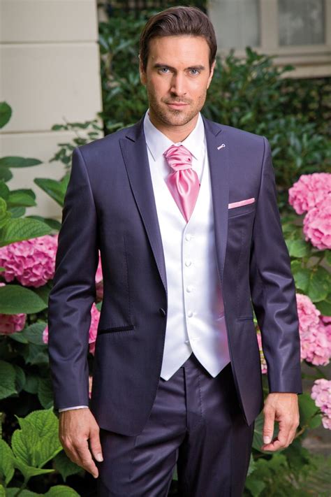 Johann Costume De Mariage Marine Et Rose Wedding Mens Suits Groom