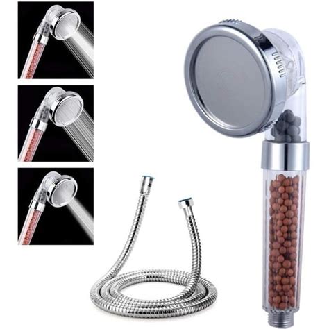 Pommeau de douche filtre réglable avec 3 modes pommeau de douche avec