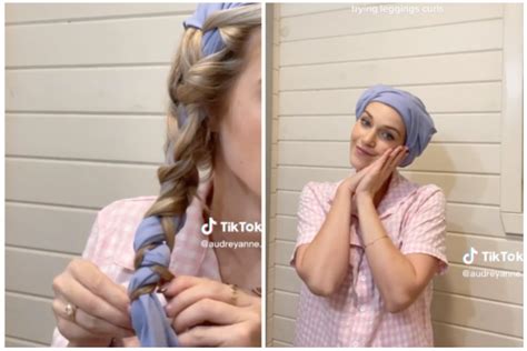 This Heatless Curl Hack Is Taking Over Tiktok Stellar