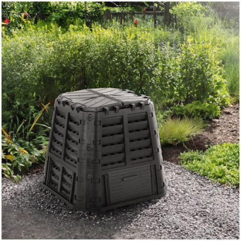 Garden Compost Bin Garden Composter Outdoor Compost Bin Plastic 480L