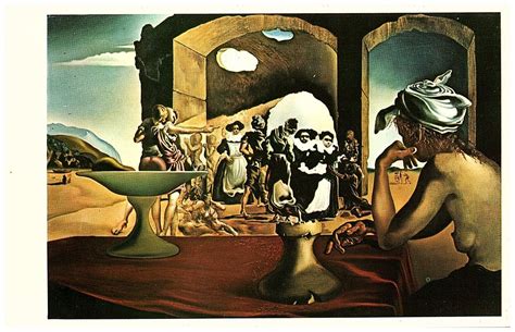 Postcard Salvador Dali Museum Slave Market With Disappearing Bust Of