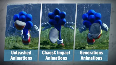 Choose Your Favorite Sonic Animations In Sonic Frontiers Youtube