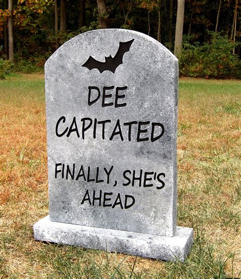 Funny Halloween Headstones