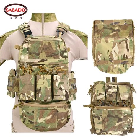 Airsoft V5 Fcpc Tactical Vest Ferro Style Molle Plate Carrier Modular