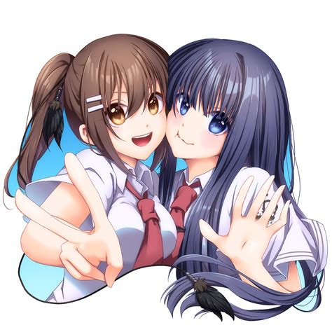 Minakami Yuki And Takashima Zakuro Subarashiki Hibi Drawn By Ririi