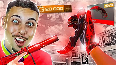 Atualizei Meu Invent Rio Vermelho De Golds No Standoff Youtube