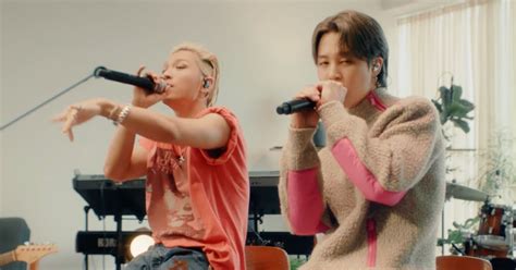 Bigbangs Taeyang And Btss Jimin Drops Live Version Of Vibe