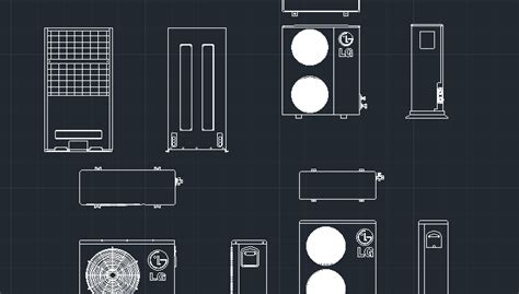 Air Conditioner Outdoor Unit Free Cad Block And Autocad Drawing