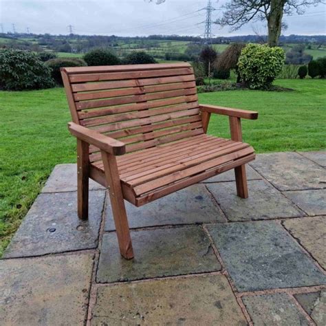 Churnet Valley Valley 2 Seat Bench Garden Street