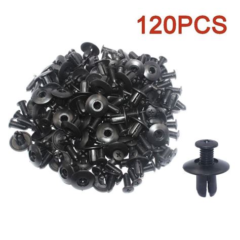 Panel Plastic Rivet Fastener Clip Push Retainer Bumper Fender Splash Guard Screw Ebay Splash