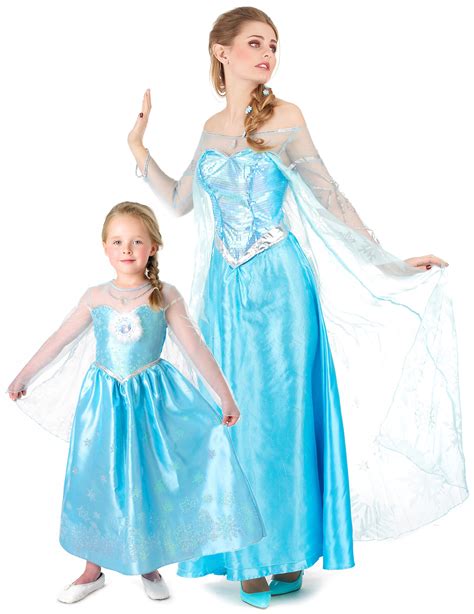 Déguisement De Couple Elsa De La Reine Des Neiges™ Mère Fille Deguise