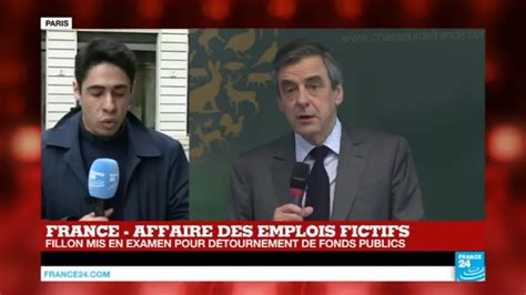 Emplois fictifs Fillon mis en examen pour détournement de fonds