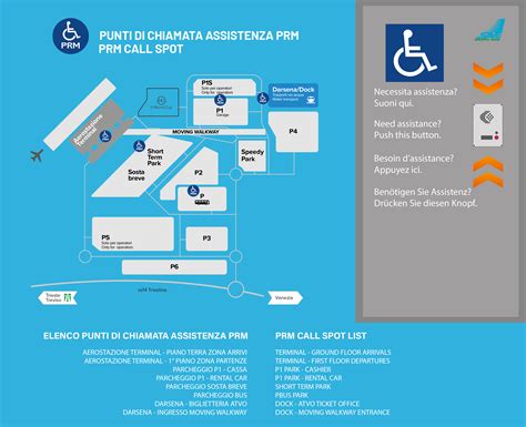 Mappa Completa Aeroporto di Venezia - Mappa del Terminal di Venezia