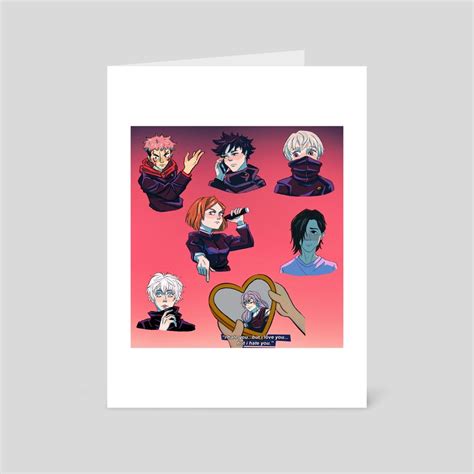 Jujutsu Kaisen An Art Card By Morgan Crossley INPRNT