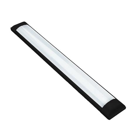 Luminaria Tubular Led Slim W Cm Preto K Branco Frio Avant