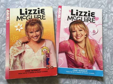 Lot Of 2 2004 Lizzie Mcguire Cine Manga Books 6 And 8 Disney Tokyopop