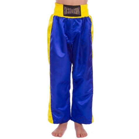 Штаны для кикбоксинга детские Matsa Heroe 6732 размер 3XL 148-152 см 13 ...