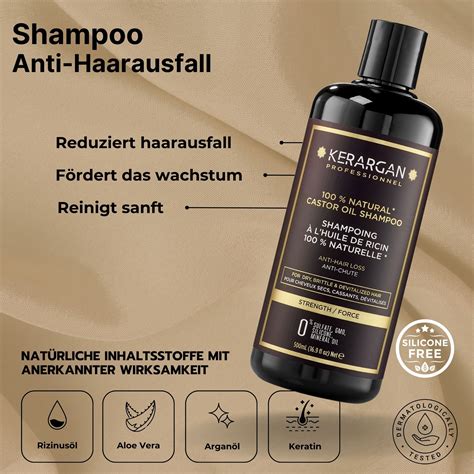 Kerargan Anti Haarausfall Duo Shampoo und Peeling mit Rizinusöl 750