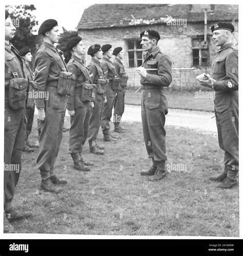 The West Yorkshire Regiment Rac An Officer Inspects The Junior Ncos