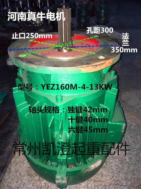 锥形转子三相异步电动机yez160m 413kw河南真牛电机摆线针电机 Taobao