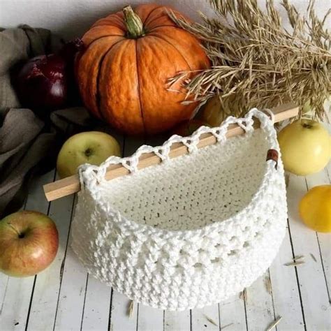 Pin By Felicia Dumitriu On Deco Hanging Fruit Baskets Crochet