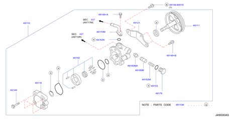 Nissan Z Power Steering Pump Bracket A Bracket For A Power Steering