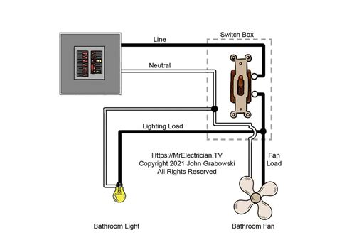 How To Wire A Bathroom Exhaust Fan