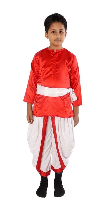 Red White Boys Bengali Fancy Dress Costume For Boy At Rs 999 In Greater