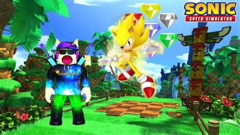 Super Sonic Has Arrived In Sonic Speed Simulator Roblox Live Testing