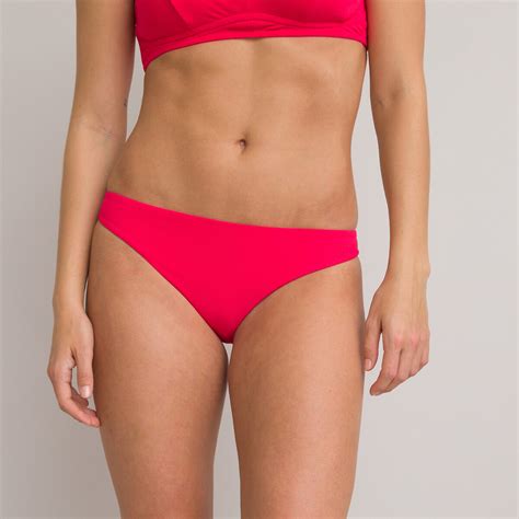 Slip Bikini Maglia Spugna Rosso La Redoute Collections La Redoute