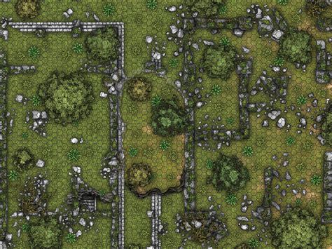 Ruins Battle Map | Inkarnate - Create Fantasy Maps Online