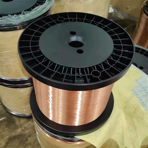 Diameter 0 10 10 00mm Copper Clad Aluminum Wire CCA Enameled Wire