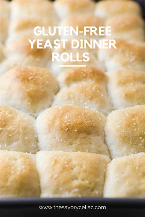 The Savory Celiac Gluten Free Yeast Dinner Rolls