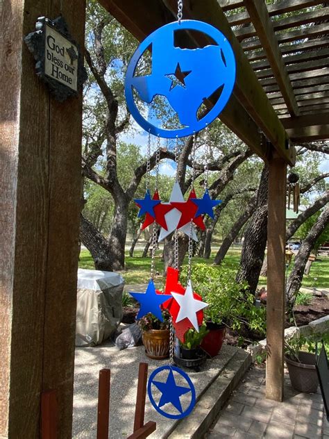 Wind Chimes Texas Wind Chimes Custom Made Etsy