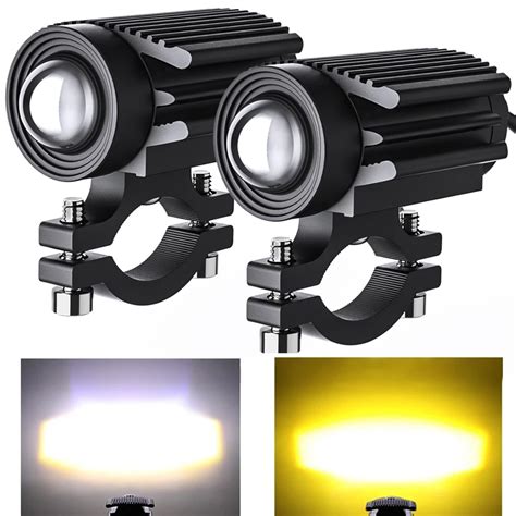 Feu Antibrouillard Auxiliaire Avant Led Pour Moto Tout Terrain Feu De