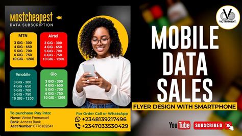 How To Design Data Business Flyer With Pixellab Youtube