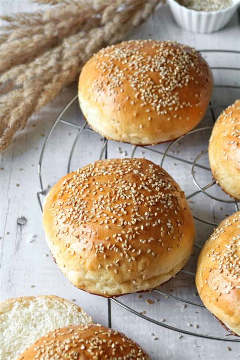 Brioche Burger Buns Hamburgerbrötchen ganz einfach selber machen