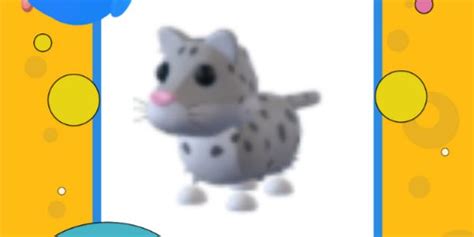 Buy Item Adopt Me Snow Leopard Normal No Pot Pet Adopt Me