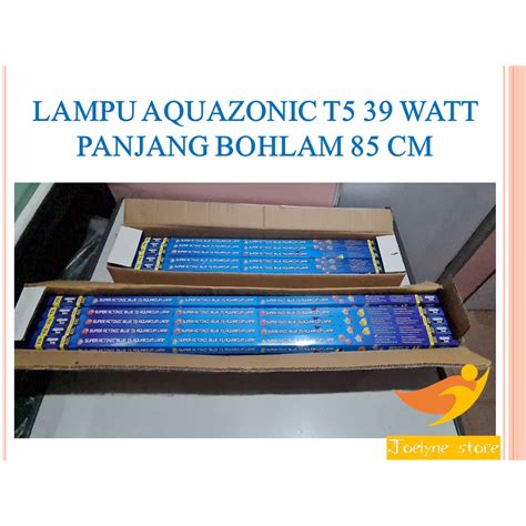 Jual Lampu Aquazonic T Warna Actinic Blue Watt Cm Lampu Tanning