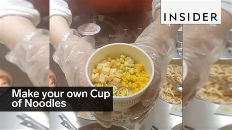 Make Your Own Cup Of Noodles At The Instant Ramen Museum YouTube